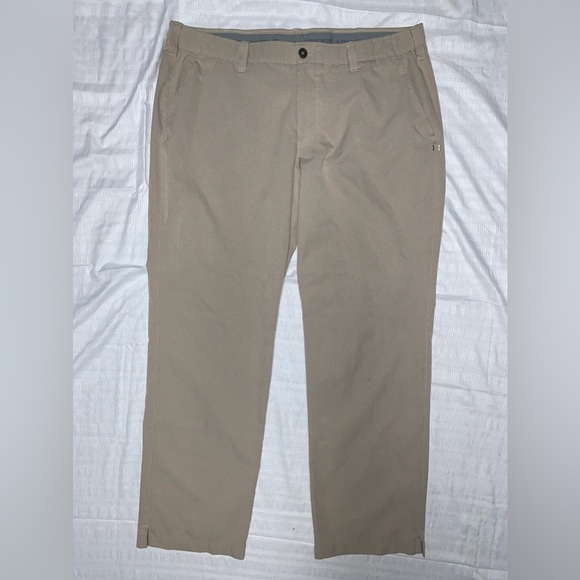 Under Armour Pants Under Armour Mens Golf Pants Beige Khaki 4x32